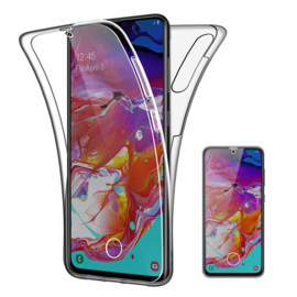 Galaxy A70 360° Full Cover Transparant TPU Hoesje