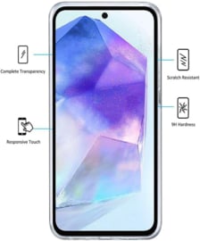 Galaxy A55 5G 360° Ultra Clear Hybrid PC + TPU Hoesje