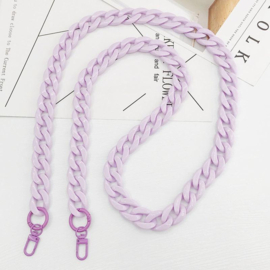 Universeel Lila Paars Telefoonkoord / -Ketting Acryl