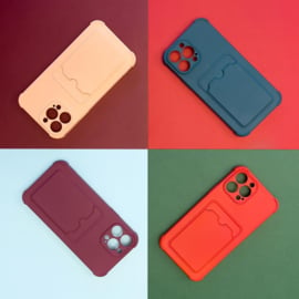 iPhone 13 Pro Max TPU Color Case Hoesje met Pasjesvakje