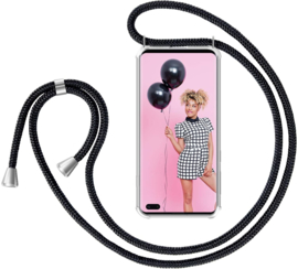 Galaxy S10 Plus Crossbody Transparant TPU Hoesje met Koord