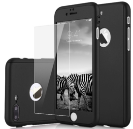 iPhone 7 Plus / 8 Plus 360° Full Cover Case Hoesje incl. Tempered Glass