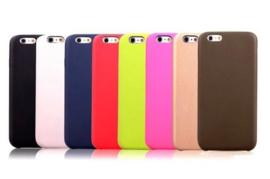 iPhone 6 / 6S Leren Back Cover Hoesje