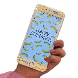 iPhone 6 / 6S Tempered Glass Protector Met Print - Banaan