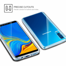 Galaxy A7 (2018) 360° Ultra Clear Hybrid PC + TPU Hoesje