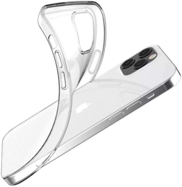 iPhone 12 Pro Max Premium Soft TPU Hoesje Transparant