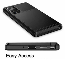 Galaxy Note 20 Ultra Slide Armor Hoesje Met Pashouder