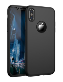iPhone Xs Max 360° Full Cover Case Hoesje incl. Tempered Glass