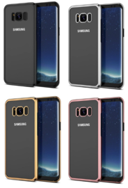 Galaxy S8 Soft TPU Hoesje Met Coating Grijs