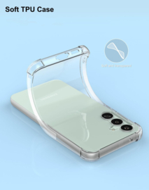 Galaxy S23 FE Transparant Soft TPU Air Cushion Hoesje