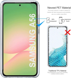 Galaxy A56 5G 360° Ultra Clear Hybrid PC + TPU Hoesje