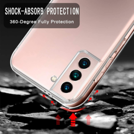 Galaxy S22 360° Ultra Clear Hybrid PC + TPU Hoesje