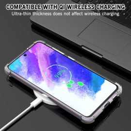 Galaxy S21 FE Transparant Soft TPU Air Cushion Hoesje