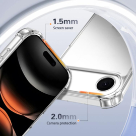 iPhone 17 Air Transparant Soft TPU Air Cushion Hoesje