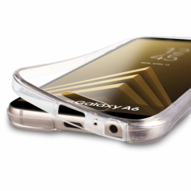Galaxy A6 (2018) 360° Ultra Clear Hybrid PC + TPU Hoesje