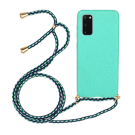 Galaxy S20 FE Crossbody TPU Hoesje met Koord Mint