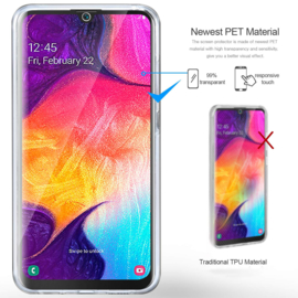 Galaxy A50 360° Ultra Clear Hybrid PC + TPU Hoesje