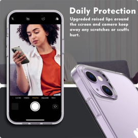 iPhone 14 Premium Soft TPU Hoesje Transparant