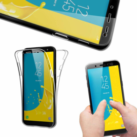 Galaxy J6 (2018) 360° Full Cover Transparant TPU Hoesje