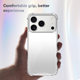 iPhone 17 Pro Transparant Soft TPU Air Cushion Hoesje