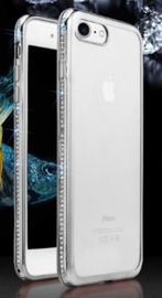 iPhone 7 / 8 / SE 2020 Bling Hoesje Met Bergkristallen Strass-Steentjes