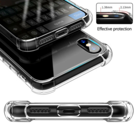 iPhone 11 Pro Max Transparant TPU Hoesje Met Card Slot - Pasjesvakje