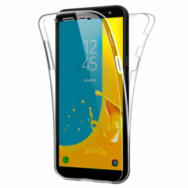 Galaxy J6 (2018) 360° Full Cover Transparant TPU Hoesje