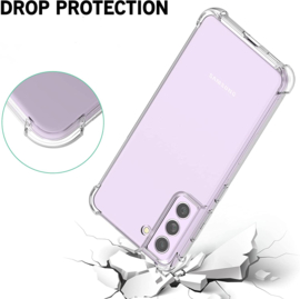 Galaxy S21 FE Transparant Soft TPU Air Cushion Hoesje