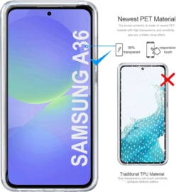 Galaxy A36 5G 360° Ultra Clear Hybrid PC + TPU Hoesje