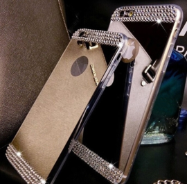 iPhone 6 / 6S Bling Spiegel Hoesje Met Strass-Steentjes