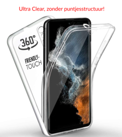 Galaxy S23 Ultra 360° Ultra Clear Hybrid PC + TPU Hoesje