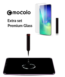 Galaxy S10 Extra Set Premium Glass + Liquid Glue