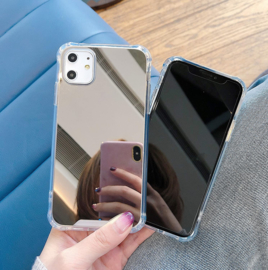 iPhone 11 TPU Air Cushion Spiegel Hoesje 4 Kleuren