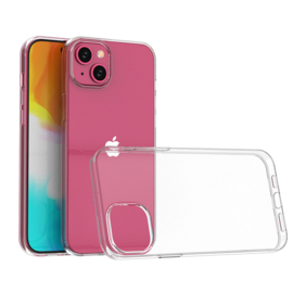 iPhone 15 Plus Premium Soft TPU Hoesje Transparant