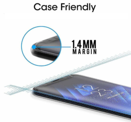 2 STUKS Galaxy S8 Case Friendly 3D Tempered Glass Screen Protector