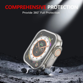 Apple Watch Ultra 49MM Transparant Soft TPU Hoesje Full Cover