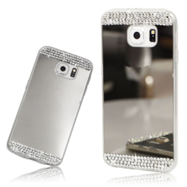 Galaxy S8 Plus Bling Spiegel Hoesje Met Strass-Steentjes