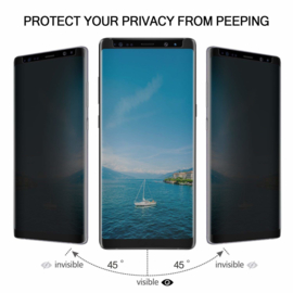 Galaxy Note 9 Privacy Case Friendly Tempered Glass Screen Protector