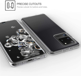 Galaxy S20 Ultra 360° Ultra Clear Hybrid PC + TPU Hoesje