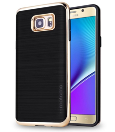 Galaxy S5 Motomo 3 in 1 Hybrid Case Hoesje Zilver