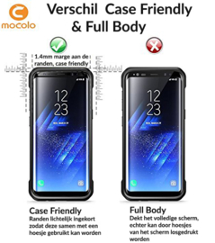 2 STUKS Note 9 Mocolo Premium 3D Case Friendly Tempered Glass Protector