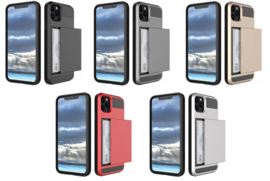 iPhone 11 Pro Slide Armor Hoesje Met Pashouder