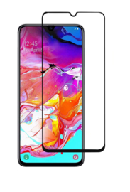 Galaxy A70 Full Cover Full Glue Tempered Glass Protector