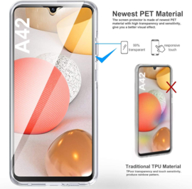 Galaxy A42 360° Ultra Clear Hybrid PC + TPU Hoesje