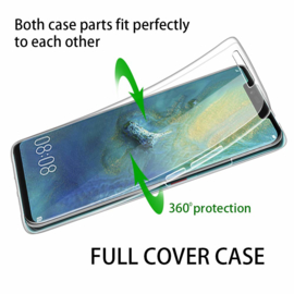 Huawei Mate 20 360° Full Cover Transparant TPU Hoesje