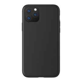 iPhone 15 Plus Soft TPU Case Hoesje Matte Zwart