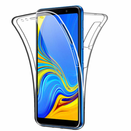 Galaxy A7 (2018) 360° Full Cover Transparant TPU Hoesje