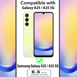 Galaxy A25 5G 360° Ultra Clear Hybrid PC + TPU Hoesje