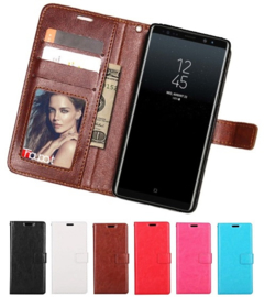 Galaxy Note 8 Leren Portemonnee Hoesje Met Pasfotovakje