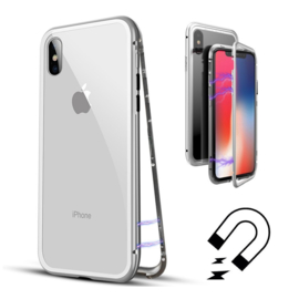 iPhone X / Xs Magnetisch Voor + Achter Hoesje + Tempered Glass